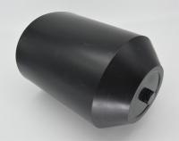 Tapones de extremo de cable de poliolefina aislados negros termorretráctiles IP67, tapones de extremo de cable termorretráctiles, protectores de cable eléctrico