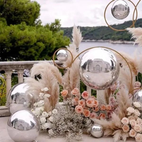 Festival Giant Inflatable Mirror Ball Commercial Decorative PVC