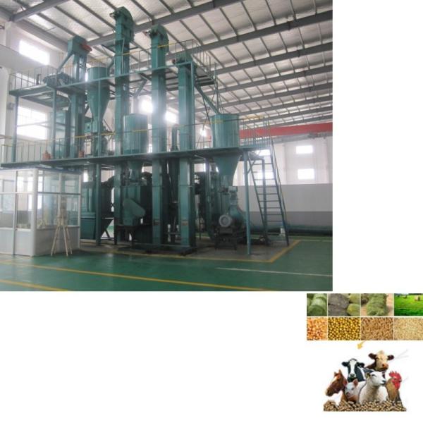 1 à 8 tonnes ligne de fabrication de pellets pour les aliments des bovins et des poulets