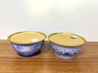 Des boîtes d'étain de cadeau rondes et imprimées en 4 couleurs uniques pour la promotion