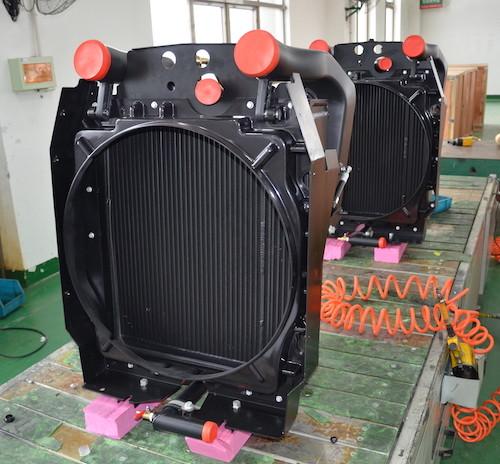 Aluminum bar& plate truck radiator with heavy duty performance