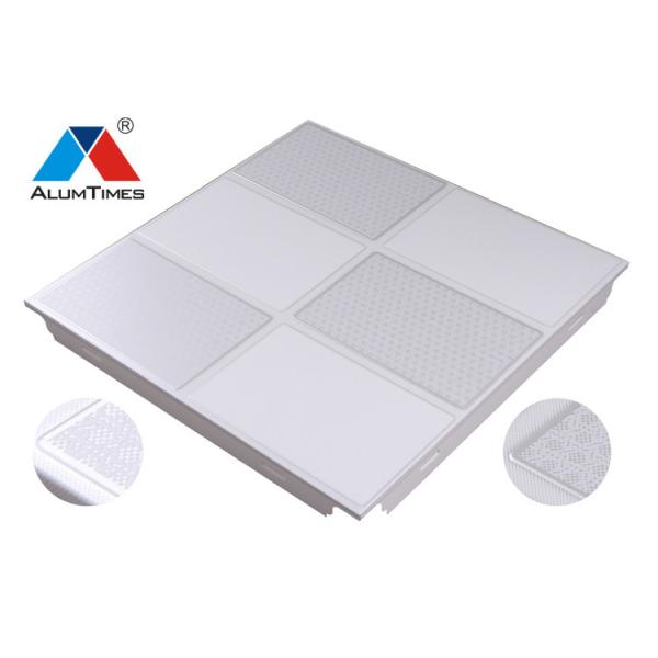 450*450 Aluminum Hotel Bath Room Ceiling Tiles Steady Structure