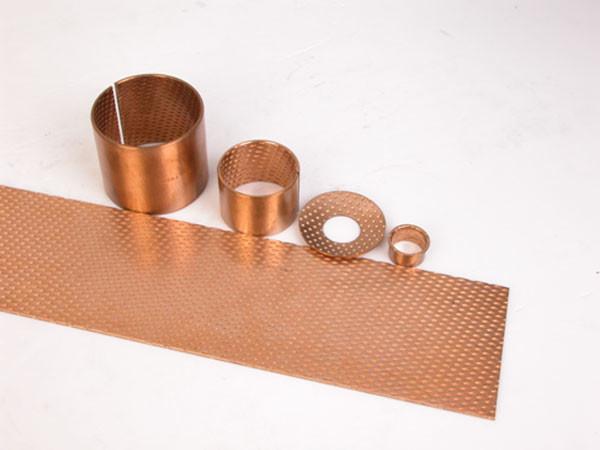 Diamond Oil Hole Bronze Bushing Material CuSn8 Or CuSn6.5 Sheet Plate