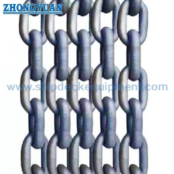MIL-C-22521C Open Link Coast Guard Buoy Mooring Chain | 13–48 mm Studless Welded Chain