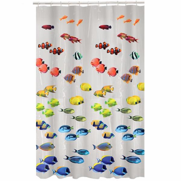 PVC Free PEVA Stylish Waterproof Shower Curtain For Personal Apartment