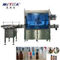 Máquina que capsula embotelladoa serva del PLC Vial Filling And Capping Machine del motor