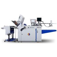 Máquina automática de pliegue de papel de gran formato de cinturón de conducción folleto farmacéutico 220m/min