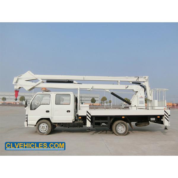 ISUZU 600P Boom Lift Truck Mounted Euro5 12m 14m Folding Arm