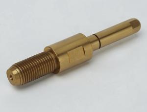 Bronze Practical CNC Turning Parts , Shaft CNC Precision Turning Components