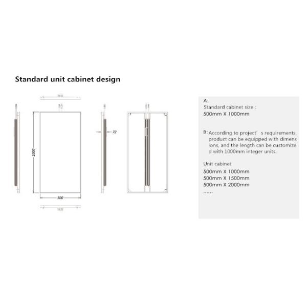 Full color indoor P3.91-7.82 transparent LED display curtain LED screen easy maintenance