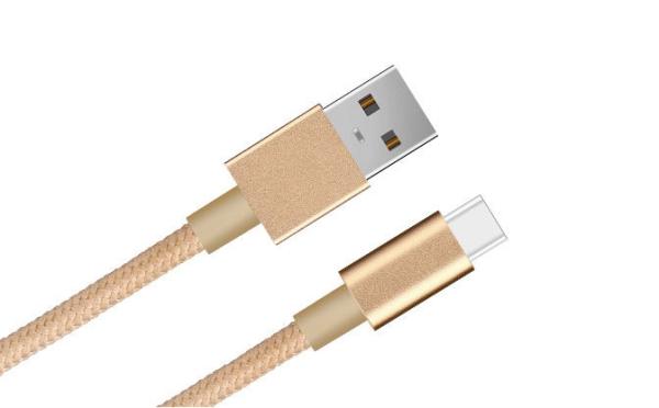 Nylon Braided  Type C To Micro Usb Cable , Magnetic Usb Charging Cable  For Android