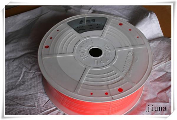 ceinturer rond du polyuréthane 90A d'uréthane rond orange de ceinture avec la surface douce