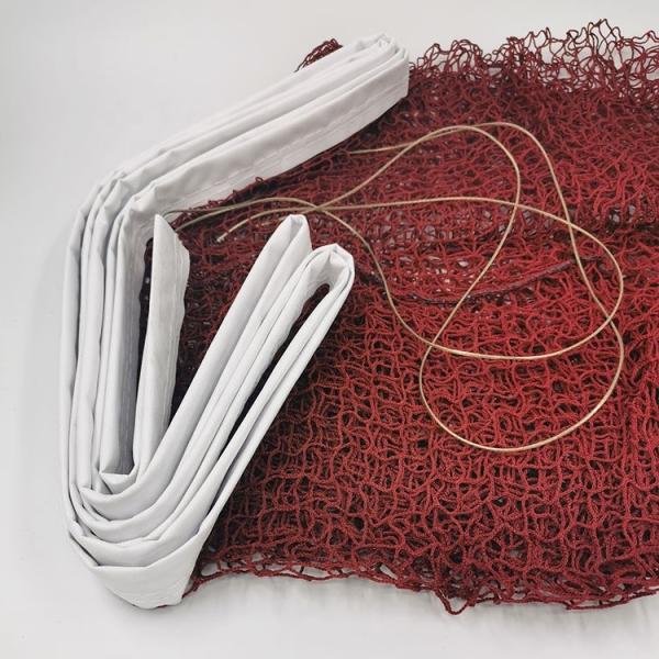 Single Binding adjustable badminton net Steel Wire collapsible badminton set