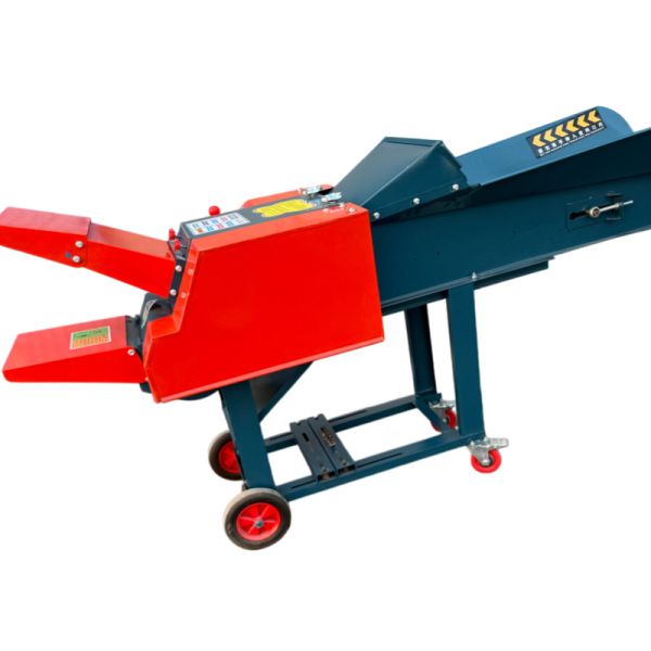 Reinforced Steel Chaff Cutter With Grinder Stalk Chopper High Output Animal Feed Machinery