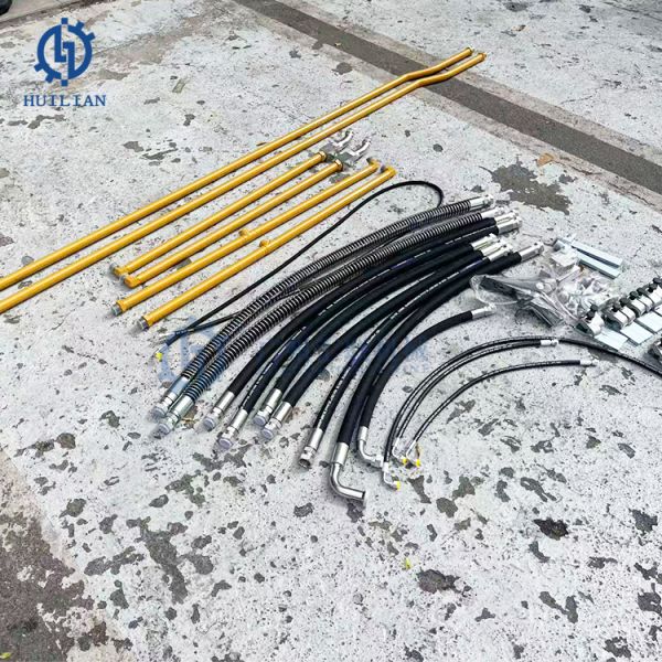Hyundai R220 Excavator Spare Parts Pipeline Use for Construction Machinery Repair Shop Excavator Accessories Pipe Hose Piping Kits