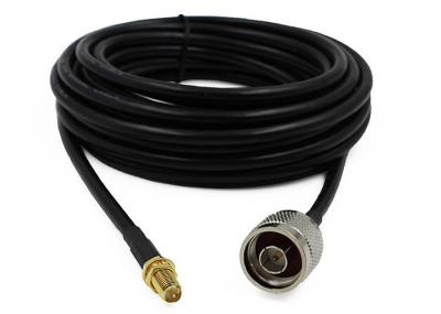 DC-11GHz Low PIM RG195 RF Jumper Cable With SMA Male Female Connector