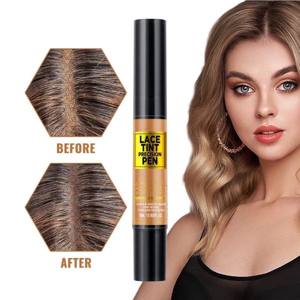 5ml Wig Concealer Pen Precisely Tinting Brush Applicator Seamless Look Lace Tint Pen