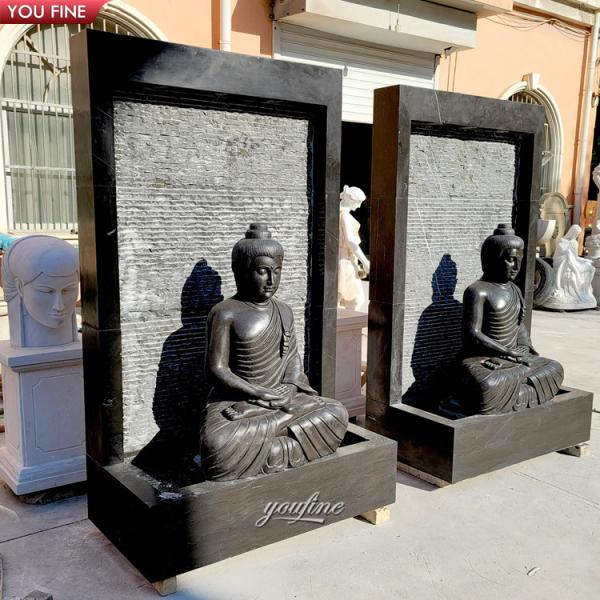 Custom Hand Carved Hot Sale Marble Buddha Sculpture Water Fountain