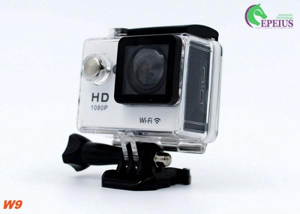 Wireless 1080p 60fps Action Camera , W9 170D Lens Recorder Waterproof Hd Video Camera 
