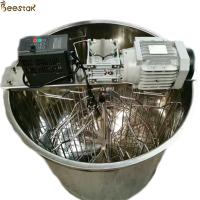 6 Frame Radial Honey Extraction Machine Beekeeping Electric Horizontal Motor Stainless Steel Honey Extractor