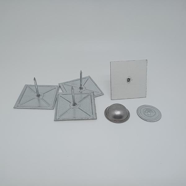 Single Sided Insulation Stick Pins And Washers With Sticker For Air Duct Heat Thermal Insulation