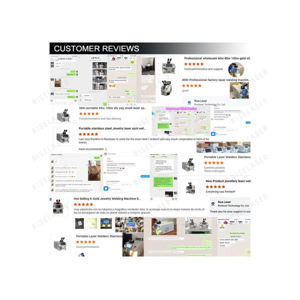 сварочный аппарат лазера ювелирных изделий ожерелья кольца 100w 60w привесной