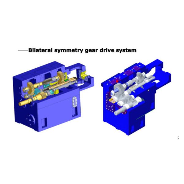 High Torque Twin Screw Extruder Gearbox Replacement Up To 15Nm Per Cm3