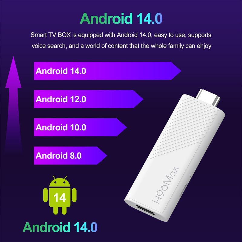 H96 Max H313 Android TV Stick 8K 4K Streaming TV Stick For Global Resellers