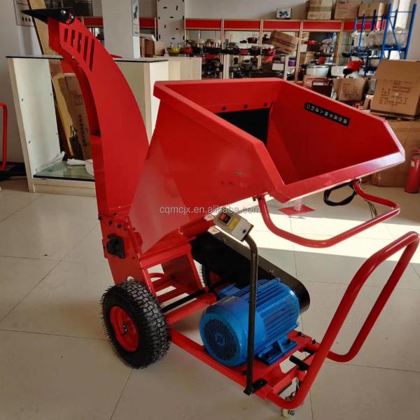 Multifunction Electric Tree Branch Shredder for Crushing Rice Poles and Fruit Trees