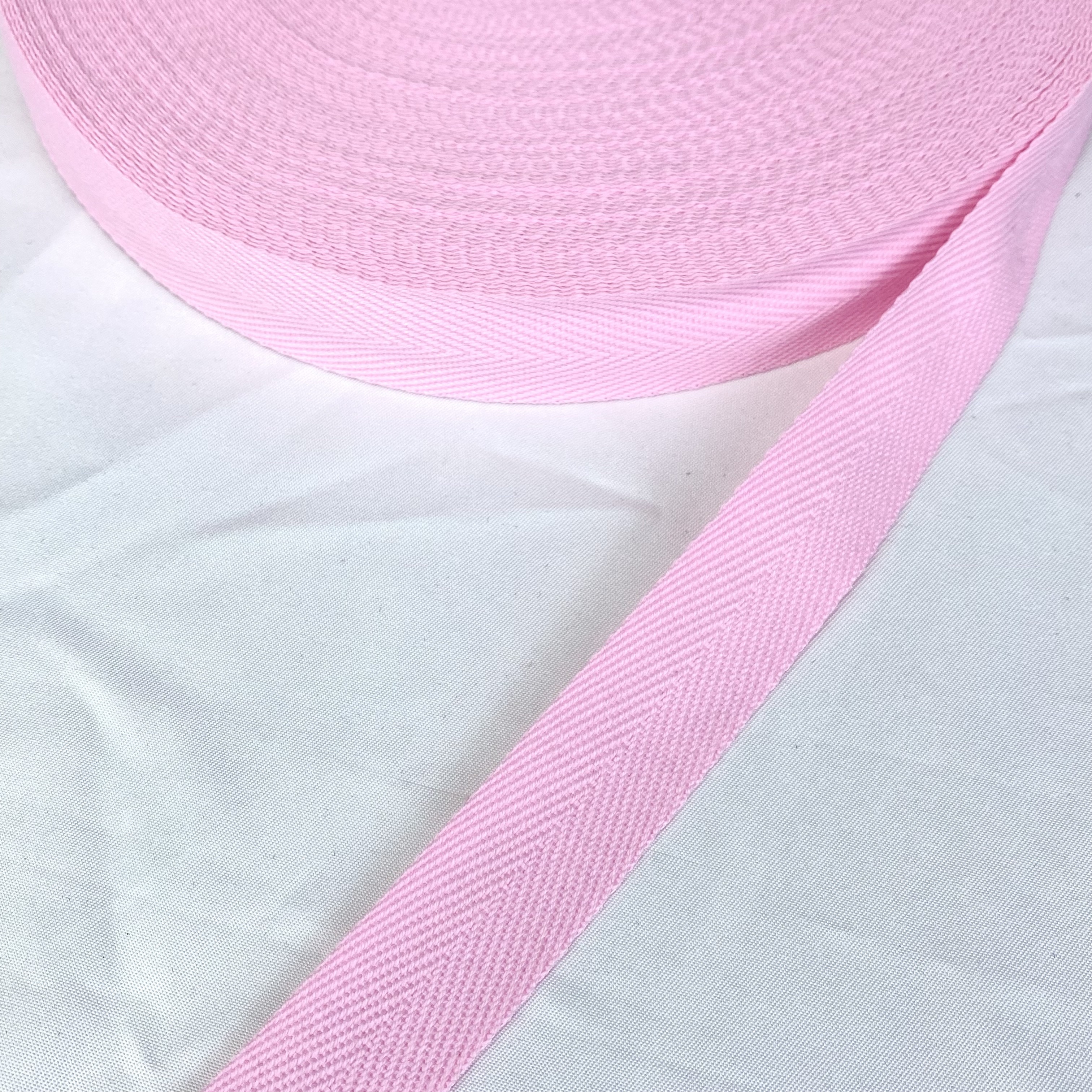 Herringbone polyester-cotton webbing Various colors Backpack strap Belt Handbag strap