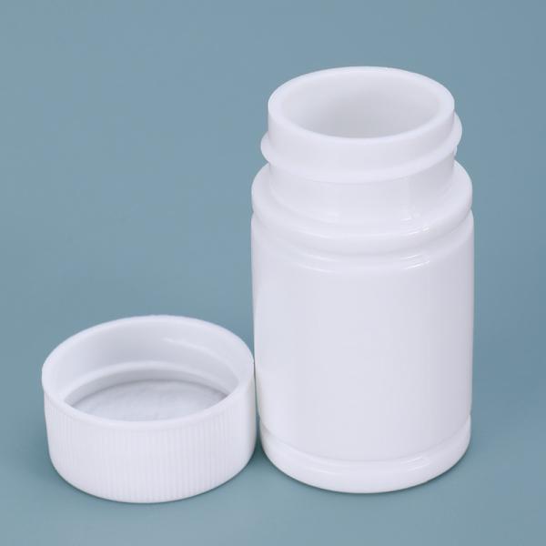 Frasco de plástico branco vazio para armazenamento de cápsulas Embalagem 20 ml por categoria alimentar