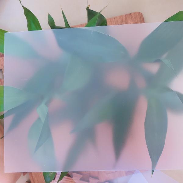 ODM Frosted Plastic Acrylic  Sheet Panel A4 For Binding Cover