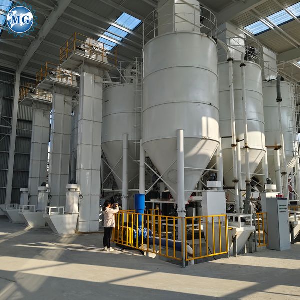 Full Automatic Dry Mortar Plant Mixer Cement Tile Glue Mixing Machine