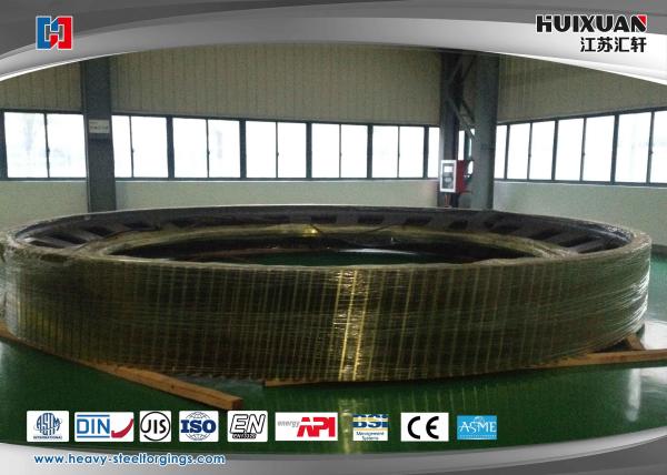Polishing Treatment Gear Blank Forging 50T Cast Furnance Cast Gear Ring