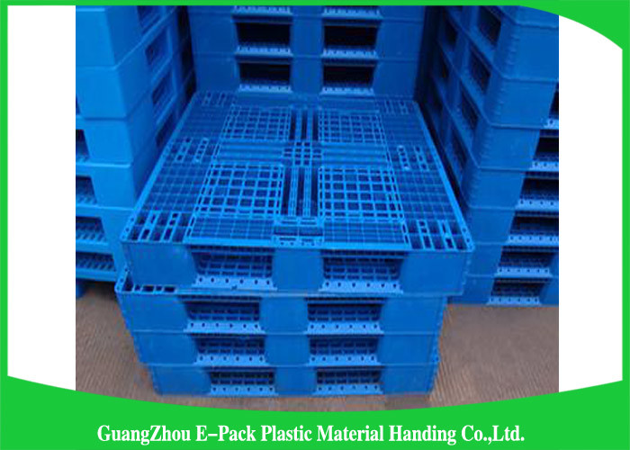 Одиночный посмотрел пластиковый HDPE 100% девственницы паллетов евро провентилированный для склада
