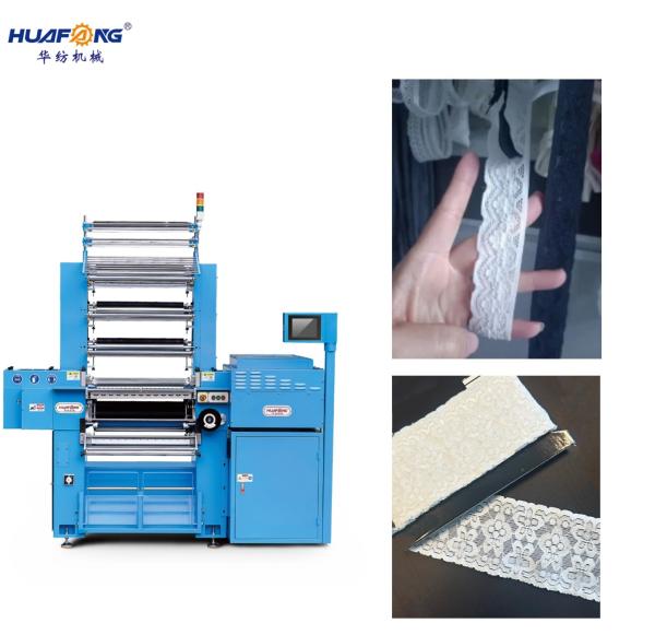 Optional Needle Type 15/20/24 Automatic Crochet Machine With 8 Weft Bar