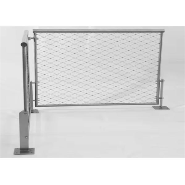 SS316 20mm*20mm Size Stainless Steel Wire Rope Mesh For Security Use