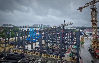 High Flexibility Steel Structure Workshop Net Structure for Factory Building / Power Station