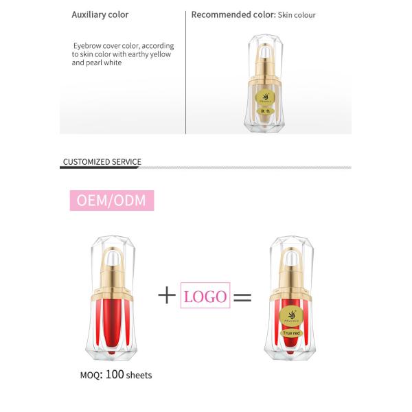 Чернила татуировки брови 60 g микро- установили постоянные пигменты макияжа 60g