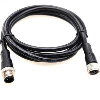 Armadilhas de fio impermeáveis de tipo IP68 personalizadas M12 para segurança de automóveis / equipamento industrial