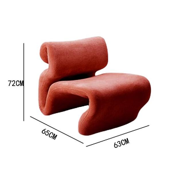 Modern S Shape Single Sofa Recliner lounger Chair For Living Room