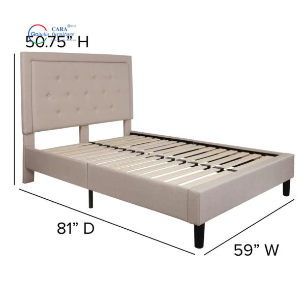 20001 Popular Design Durable Hotel Home Bed Solid Wood Frame Luxury Bed Grey Bedroom Furniture