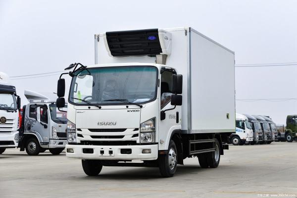 Keizu Isuzu 132 Horsepower 4x2 4.07 Meters Refrigerated Truck