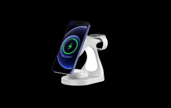 Y008 4-in-1 スマート磁気ワイヤレス充電 ドルフィンスタイル Y008 4-in-1 ワイヤレス充電器 Apple用