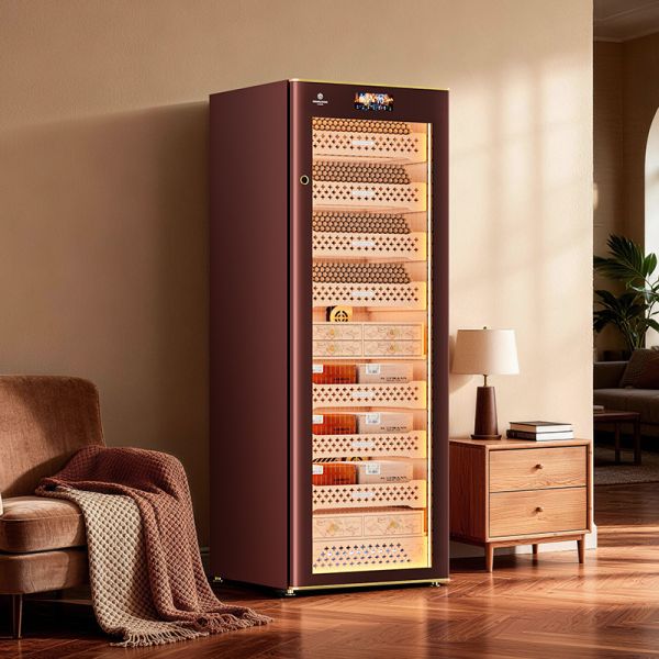 Smart Climate Control Spanish Cedar Cigar Cooler Humidifier Cabinet Smart Climate Control Spanish Cedar Cigar Cooler Humidifier Cabinet