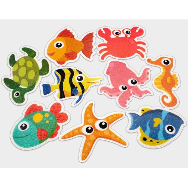 Cross-Border Anti-Slip Bathroom PEVA Stickers Self-Adhesive Shower Room Bathtub Strips Acrylic Masking for Stairs and Floors