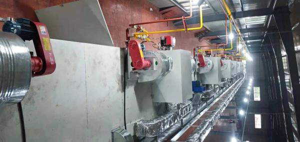 Secado de gas natural rentable para la producción mejorada de tableros de silicato de calcio