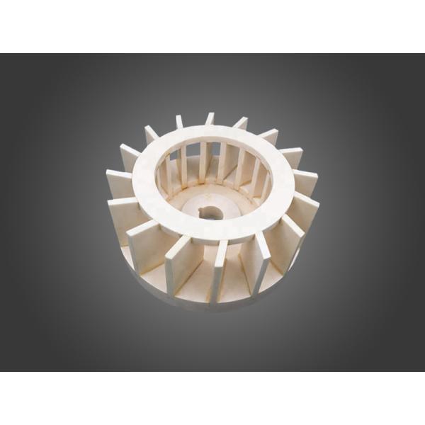 Wearable Corrosion Resistance 99% Al2O3 alumina ceramic industry water pump impeller vacuum cleaner impeller SI3N4