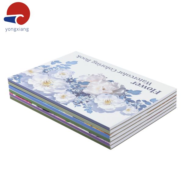 Customized Coloring Book Printing Gloss / Matte Lamination Softcover Book Printing Ecofirend Paper