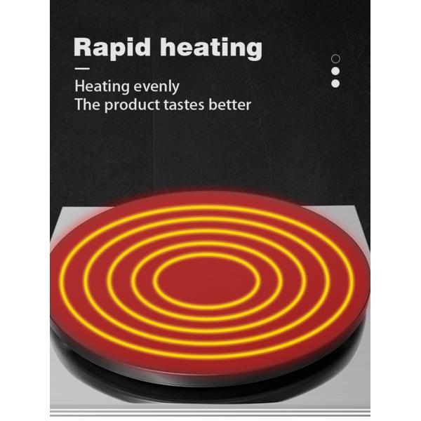 Ресторан 3000 Вт Электрический Крепе-Мастер 16 дюймовый Большой Крепе-Машина с плоской тарелкой гриль